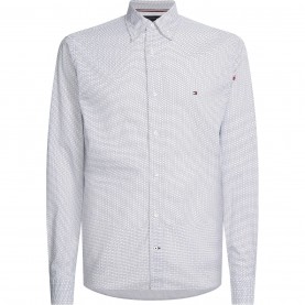 облекла,на,разпродажба,мъжки,летен,каталог,мъжки,ризи,tommy,hilfiger,core,flex,mini,geo,print,shirt,white,0k4