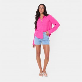 дамски,ризи,дамски,облекла,размер,i,saw,it,first,soft,woven,shirt,hot,pink
