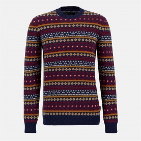 пуловер,мъжки,пуловери,barbour,easdale,crew,neck,jumper,navy,ny91