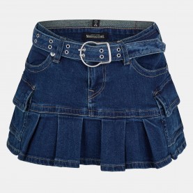 Дамска пола True Religion Womens Belted Cargo Denim Skirt - La Serena дамска,пола,поли,и,къси,панталони,true,religion,women,s,belted,cargo,denim,skirt,la,serena