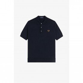 блуза,с,яка,мъжки,пуловери,мъжки,тениски,fred,perry,men,s,knitted,short,sleeve,polo,shirt,navy,608