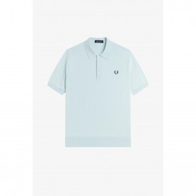 блуза,с,яка,мъжки,пуловери,мъжки,тениски,fred,perry,men,s,knitted,short,sleeve,polo,shirt,light,ice,r30