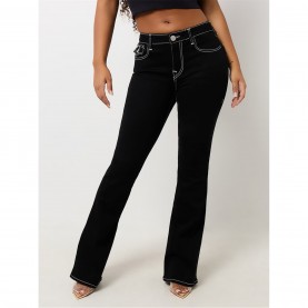 дамски,дънки,true,religion,joey,s,fl,flare,ld99,black,rinse