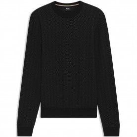 пуловер,мъжки,пуловери,boss,crew,jumper,black,001