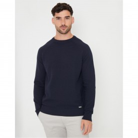 пуловер,промоция,на,зимни,облекла,мъжки,пуловери,threadbare,men's,crew,neck,jumper,navy