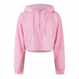 Суичър Miso Women's Cropped Hoodie - Pink суичър,дамски,горнища,с,качулка,дамски,облекла,размер,miso,women's,cropped,hoodie,pink