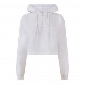 Суичър Miso Women's Cropped Hoodie - White суичър,дамски,горнища,с,качулка,дамски,облекла,размер,miso,women's,cropped,hoodie,white