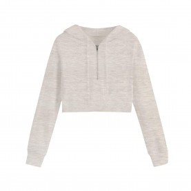 Дамски суичър Miso Womens Cropped Hoodie - Sand дамски,суичър,дамски,горнища,с,качулка,miso,women,s,cropped,hoodie,sand