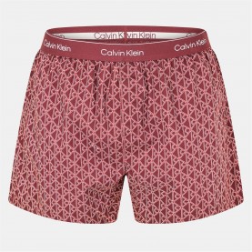 къси,панталони,мъжки,пижами,calvin,klein,men's,poplin,pyjama,shorts,monogram