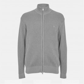 жилетка,мъжки,пуловери,jack,wills,rib,zip,funnel,cardigan,sweaters,men,grey,marl