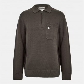 мъжки,пуловери,jack,wills,long,sleeve,zip,knit,polo,iron