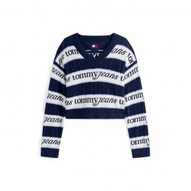 дамски,плетени,дрехи,tommy,jeans,tj,logo,knit,ld54,naby,white