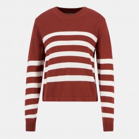 Пуловер Barbour Demi Jumper - Burnt Henna пуловер,дамски,плетени,дрехи,barbour,demi,jumper,burnt,henna