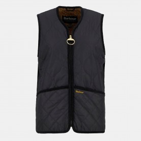 Дамски елек Barbour Womens Klara Liner Quilted Full Zip Sleeveless Gilet - Black/Camel дамски,елек,дамски,якета,и,палта,barbour,women,s,klara,liner,quilted,full,zip,sleeveless,gilet,black,camel