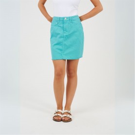 дамска,пола,brave,soul,womens,denim,mini,skirt,in,bright,turqouise,turq