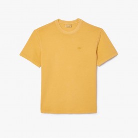 тениска,мъжки,тениски,lacoste,natural,dyed,cotton,t,shirt,orange