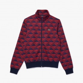 Блуза Lacoste Robert George Jacquard Motif Zipped Sweatshirt - Multi Colour блуза,мъжки,горнища,с,качулка,мъжки,ежедневни,облекла,lacoste,robert,george,jacquard,motif,zipped,sweatshirt,multi,colour