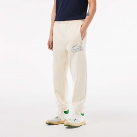 Анцуг Lacoste Organic Cotton Track Pants - Cream анцуг,мъжки,къси,панталони,lacoste,organic,cotton,track,pants,cream