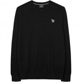 пуловер,мъжки,пуловери,ps,paul,smith,zebra,knit,jumper,black,79
