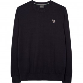 пуловер,мъжки,пуловери,ps,paul,smith,zebra,knit,jumper,blue,49