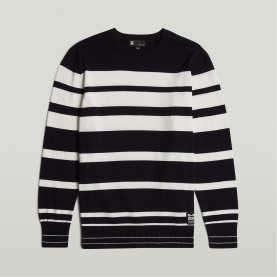 блуза,облекла,на,разпродажба,мъжки,пуловери,g,star,irregular,stripe,knitted,sweater,salute,milk