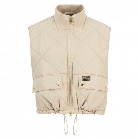 Дамски елек Barbour International Womens Nia Gilet - Cement дамски,елек,дамски,якета,и,палта,barbour,international,womens,nia,gilet,cement