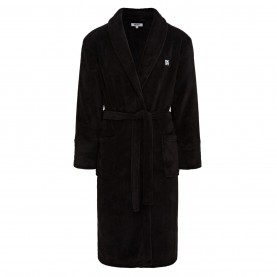 мъжки,пижами,dkny,dkny,mens,fleece,robe,trash,pandas,black
