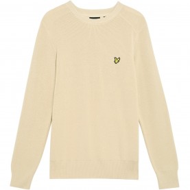 Lyle and Scott Lyle Rib Crew Neck Sn54 - Grey Taupe X865 мъжки,пуловери,lyle,and,scott,lyle,rib,crew,neck,sn54,grey,taupe,x865