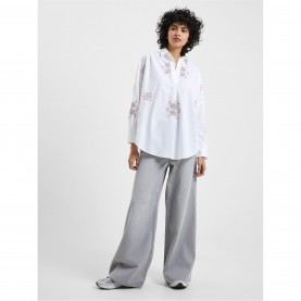 дамски,ризи,french,connection,embroidered,rhodes,shirt,10,linen,white