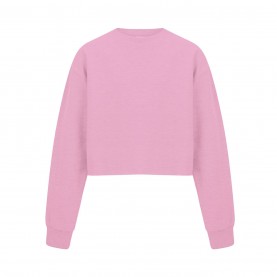 блуза,дамски,блузи,miso,women's,cropped,sweatshirt,pink