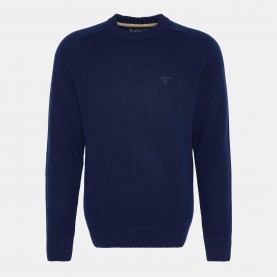 пуловер,мъжки,пуловери,barbour,grangetown,crew,neck,jumper,navy,ny91
