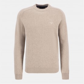 пуловер,мъжки,пуловери,barbour,grangetown,crew,neck,jumper,stone,st17