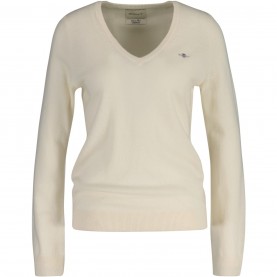 дамски,плетени,дрехи,gant,extrafine,lambswool,v,neck,cream,s,cream