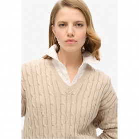 дамски,плетени,дрехи,superdry,superdry,os,v,cable,ld44,oatmeal,beige