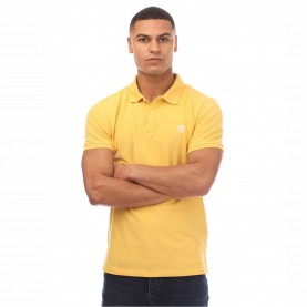 блуза,с,яка,timberland,oyster,river,logo,short,sleeve,polo,shirt,yellow