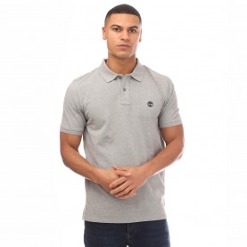 Блуза с яка Timberland Oyster River Logo Short Sleeve Polo Shirt - Grey блуза,с,яка,мъжки,тениски,timberland,oyster,river,logo,short,sleeve,polo,shirt,grey