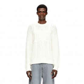 пуловер,мъжки,пуловери,diesel,men,s,crew,neck,jumper,white