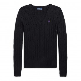 пуловер,дамски,плетени,дрехи,polo,ralph,lauren,kimberly,cable,knit,jumper,polo,black