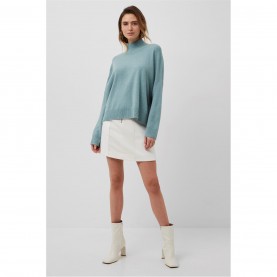 пуловер,дамски,плетени,дрехи,french,connection,jeanie,high,neck,jumper,jonah,blue