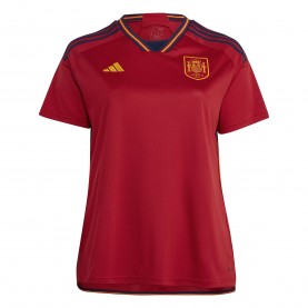 Дамска футболна фланелка adidas Spain Home Shirt 2022 Womens - Red дамска,футболна,фланелка,футболни,фланелки,футбол,adidas,spain,home,shirt,2022,womens,red