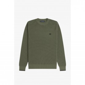пуловер,мъжки,пуловери,fred,perry,crew,neck,jumper,wrth,green,x21