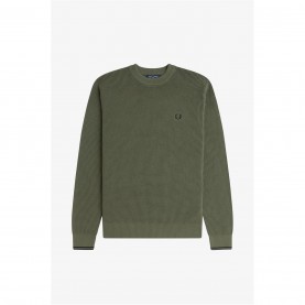 пуловер,мъжки,пуловери,fred,perry,crew,neck,jumper,wrth,green,x21