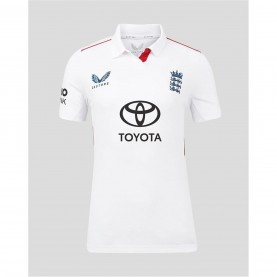 мъжко,облекло,за,крикет,castore,england,test,shirt,2025,adults,brill,white