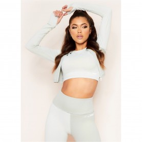 горнище,с,цип,дамски,топове,missy,empire,sport,colour,block,zip,through,long,sleeve,gym,top,green