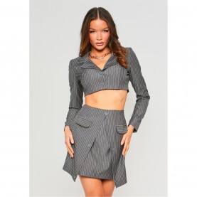 сако,дамски,топове,missy,empire,tailored,cropped,blazer,charcoal