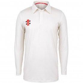 Gray Nicolls Men's Short-Sleeve Cricket Shirt - Cream крикет,в,училище,мъжко,облекло,за,крикет,gray,nicolls,men's,short,sleeve,cricket,shirt,cream