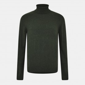 Пуловер Jack and Jones Mens Knitted Roll Neck Jumper - Kombu Green пуловер,мъжки,пуловери,jack,and,jones,men,s,knitted,roll,neck,jumper,kombu,green