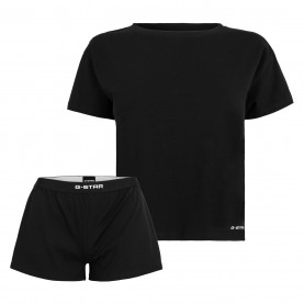 G Star Mist T&Shirt S Ld61 - Black дамски,пижами,g,star,mist,t&shirt,s,ld61,black