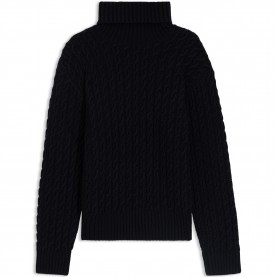 пуловер,мъжки,пуловери,boss,men,s,hbb,herrero,wool,crew,neck,jumper,blue,409