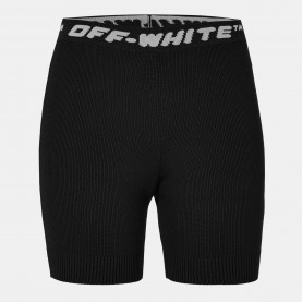Дамски къси панталони Off White Womens - Textured Knit Shorts - Black/Grey дамски,къси,панталони,off,white,women,s,textured,knit,shorts,black,grey